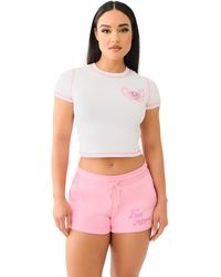 TRUE RELIGION - Casual Crew Neck T-shirt-optic - Lyst