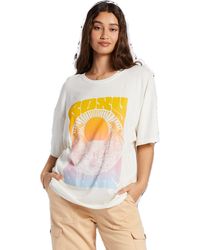 Roxy - Oversized T-shirt - Lyst