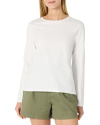 Amazon Essentials - 100% Cotton Regular-fit Long-sleeve Crewneck T-shirt - Lyst