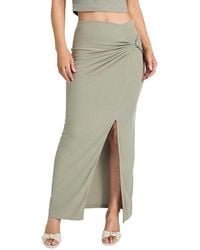 Guess - Eco Aimee Jewel Drap Skirt - Lyst
