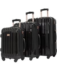 Kensie - 3 Piece "alma" Light Metallic Style Tsa-lock Spinner Luggage Set - Lyst