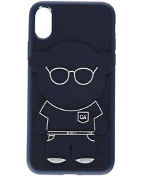 Emporio Armani - Designer Iphone Case With Graphic Ga Bear Phone Wallet - Lyst