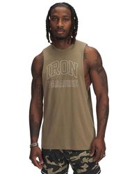 Under Armour - Project Rock Iron Paradise Sleeveless T Shirt, - Lyst