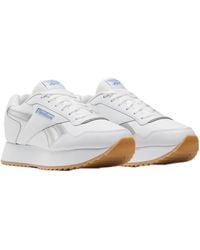 Reebok - Female Adult Glide Ripple Double Ftwwht/vinblu/rbkg07 2.5 - Lyst
