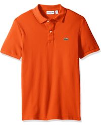 Lacoste - Discontinued Classic Pique Slim Fit Short Sleeve Polo Shirt - Lyst