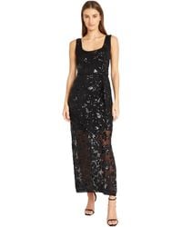 Donna Morgan - S Floral Sequin With Low Scoop Back | Maxi Party Special Occasion Dress - Lyst