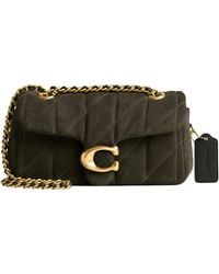 COACH - Quilted Suede Tabby Shoulder Bag 20 With Chain - Lyst