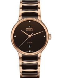 Rado - Centrix--swiss Automatic Watch-stainless Steel Pvd-sapphire Crystal -39.5mm - Lyst