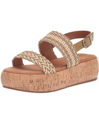 Lucky Brand - Jadiel Braided Platform Sandal Wedge - Lyst