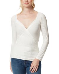 Jessica Simpson - Kiki V-neck Faux Wrap Top - Lyst