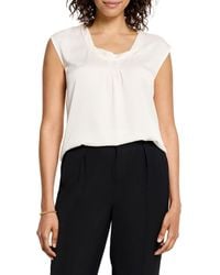 NIC+ZOE - Nic+zoe Satin Chiffon Jacket Layer - Lyst