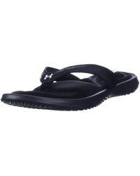 womens under armour flip flops