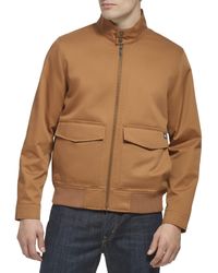 Dockers - Bomber Jacket With Snap Racer Collar - Lyst