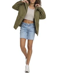 Levi's - Stand Collar Cotton Military Jacket - Lyst