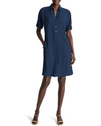 NIC+ZOE - Nic+zoe Button Devon Dress - Lyst
