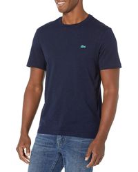 Lacoste - Regular Fit Speckled Print Cotton Jersey T-shirt - Lyst