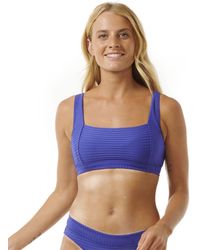 Rip Curl - Standard Premium Surf D-dd Cropped Bikini Top - Lyst