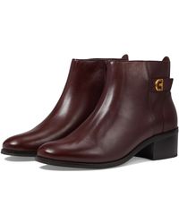 Cole Haan - Holis Buckle Bootie Boots 5 B - Lyst