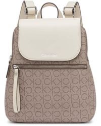 Calvin Klein - Reyna Signature Key Item Flap Backpack - Lyst