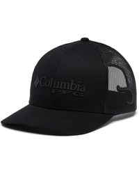 Columbia - Unisex Pfg Logo Mesh Snap Back - Mid, Black/hook, One Size - Lyst