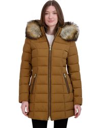 Laundry by Shelli Segal - Mechanical Stretch Puffer Jacket - Lyst