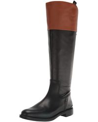 Franco Sarto - S Meyer Knee High Boot Black Leather 5.5 M - Lyst