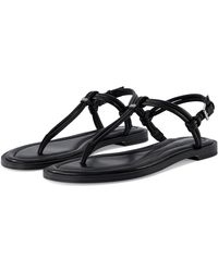 MICHAEL Michael Kors - Astra Thong Sandals, Leather - Lyst