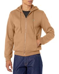 Lacoste - Long Sleeve Full Zip Sweater - Lyst