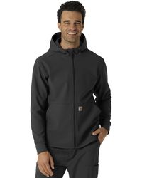 Carhartt - Men's Bonded Fleece Hoodie - Black, 2x - Lyst