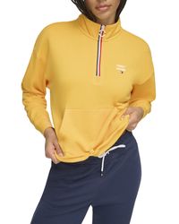 Tommy Hilfiger - Soft French Terry Quarter Zip - Lyst