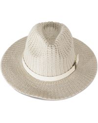 Lucky Brand - Woven Western Ranger Adjustable Hat With Braid - Lyst