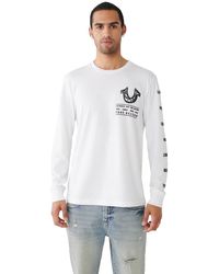 True Religion - Brand Jeans Long Sleeve City Tour Tee - Lyst
