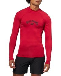 Billabong - Arch Performace Fit Long Sleeve Rashguard 50+ Uv Protection Rash-Guard-Shirt - Lyst