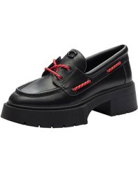 COACH - Leah Lace-up Platform Loafer - Lyst