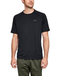 Under Armour - Ua Techtm 2.0 Short Sleeve 3xlt Black - Lyst