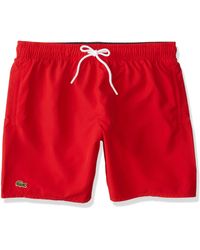 lacoste men's swimwear