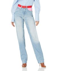 calvin klein women's straight leg jeans