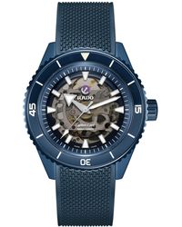 Rado - Captain Cook-s-swiss Automatic Watch-high-tech Ceramic-sapphire Crystal -43mm - Lyst