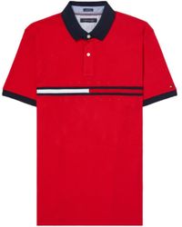 Tommy Hilfiger - Adaptive Short Sleeve Polo Shirt With Magnetic Buttons In Custom Fit - Lyst