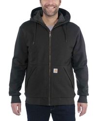 Carhartt - Big Tall Rd Rockland Sherpa Lined Hooded Sweatshirt - Lyst