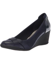 anne klein women's corner wedge pump