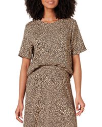 Amazon Essentials - Regular-fit Georgette Short Sleeve Top - Lyst