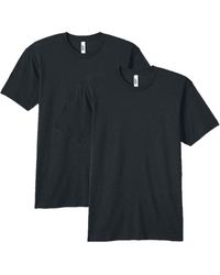 American Apparel - Tri-blend Crewneck Short Sleeve Track T-shirt - Lyst
