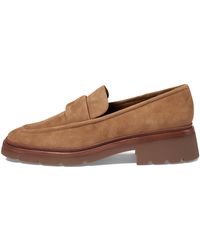 Vince - S Robin Slip On Loafer Light Fawn Brown Suede 9 M - Lyst