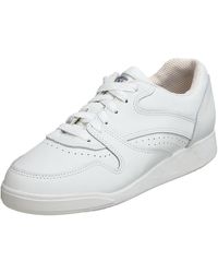 hush puppies white leather sneakers