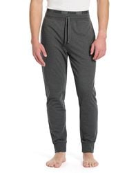 PUMA - French Terry Lounge Pant With Dual Band And Drawcord - Lyst