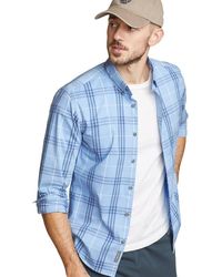 Eddie Bauer - Classic Voyager Flex Short-sleeve Shirt Peak Blue X-large - Lyst