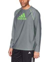 men's adidas rash guard swim tee