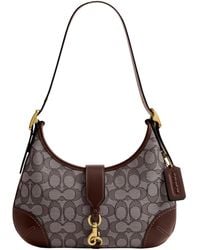 COACH - Hamptons Hobo Bag In Signature Jacquard - Lyst