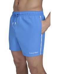 Calvin Klein - Volley Quick Dry Lightweight Swim Trunk Badehose - Lyst